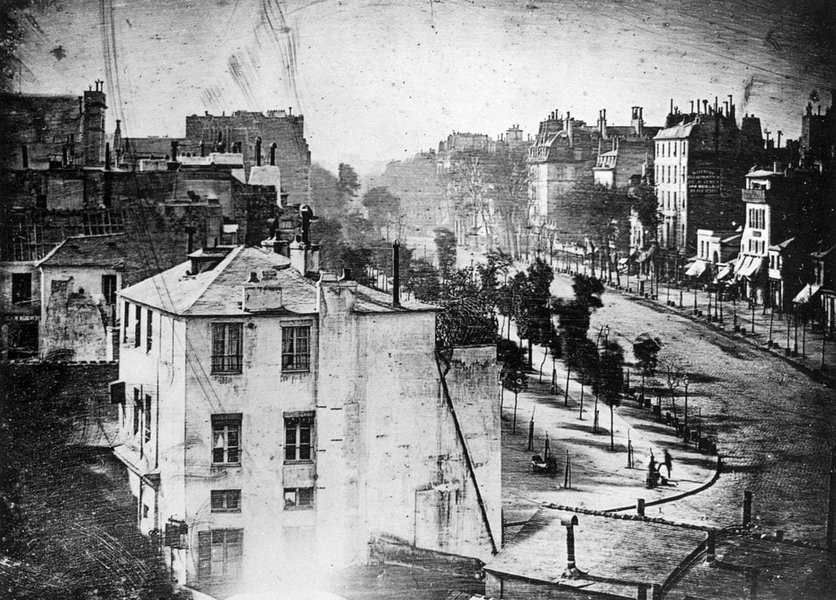 Boulevard Du Temple By Daguerre (Unmirrored)