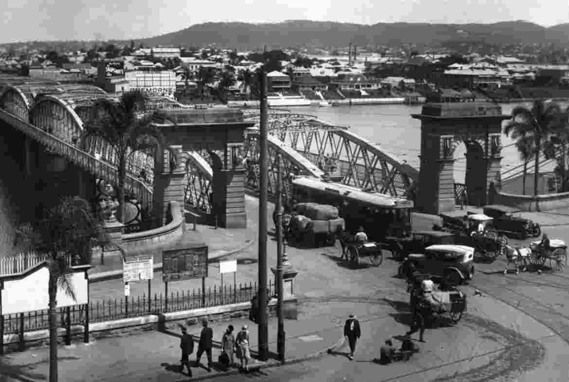 Second Permanent Victoria Bridge, Brisbane, 1926