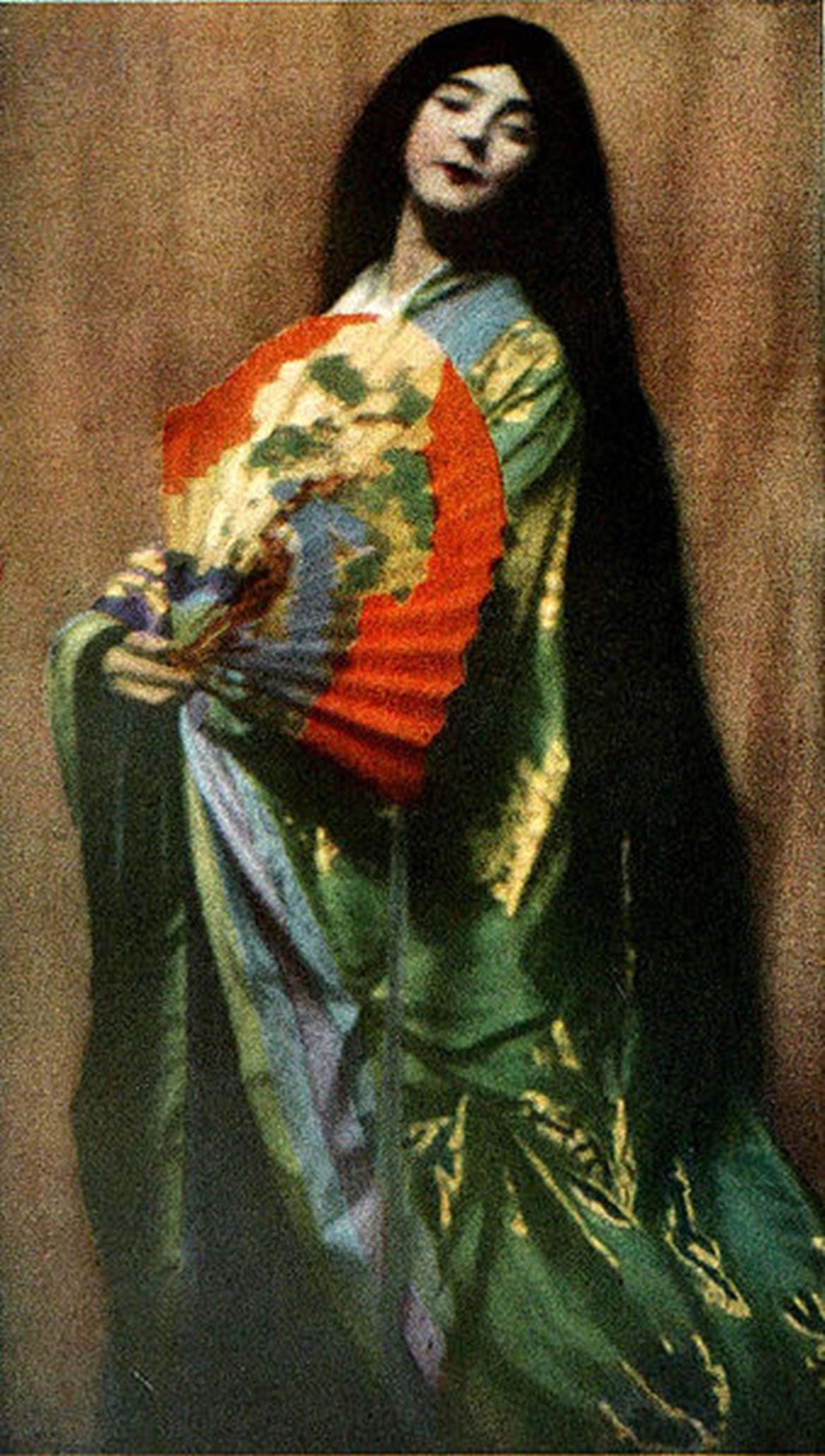 Ruth St Denis Oriental Dance Genthe